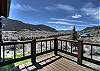 Private deck off queen bedroom on main level.