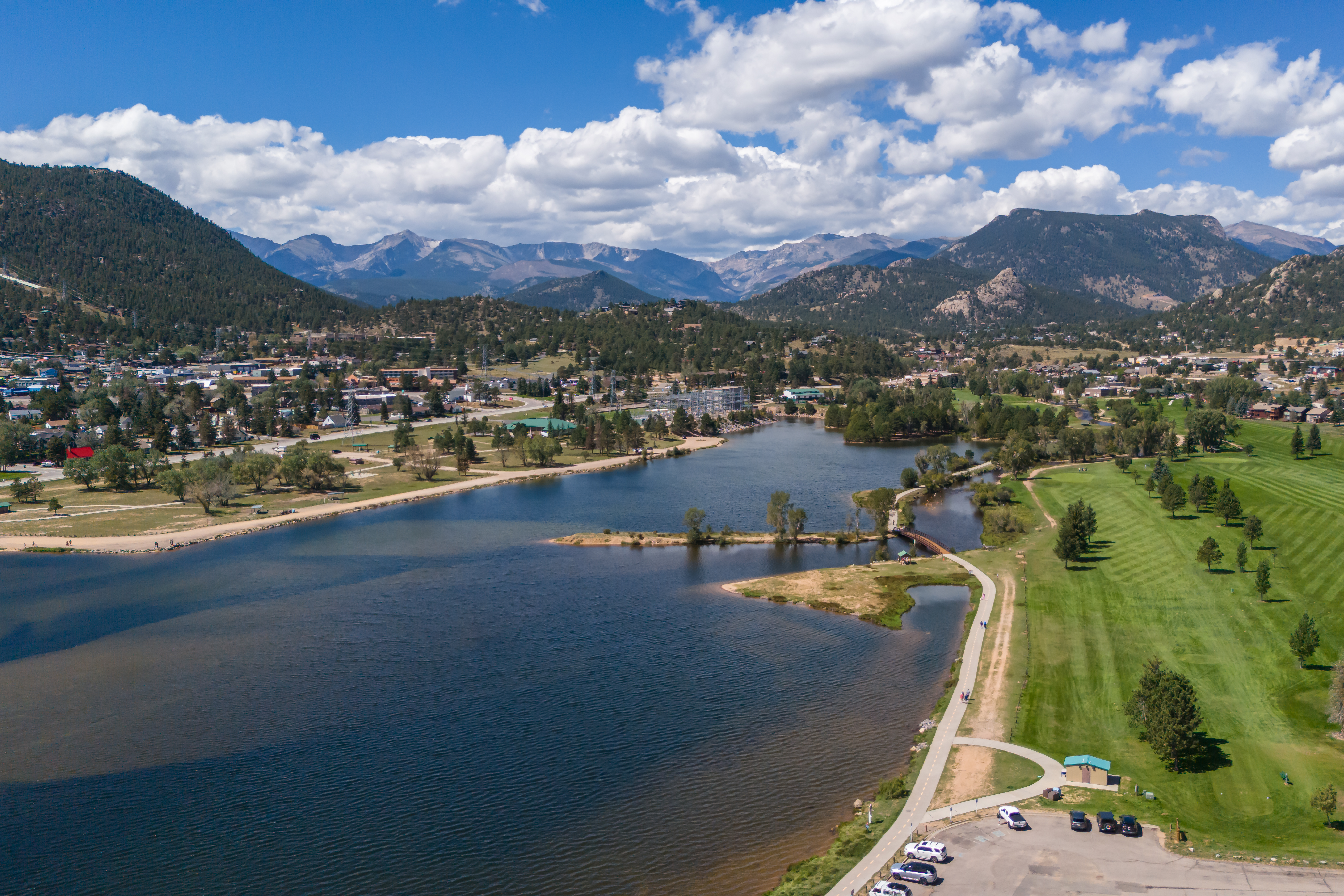 Views of nearby Lake Estes