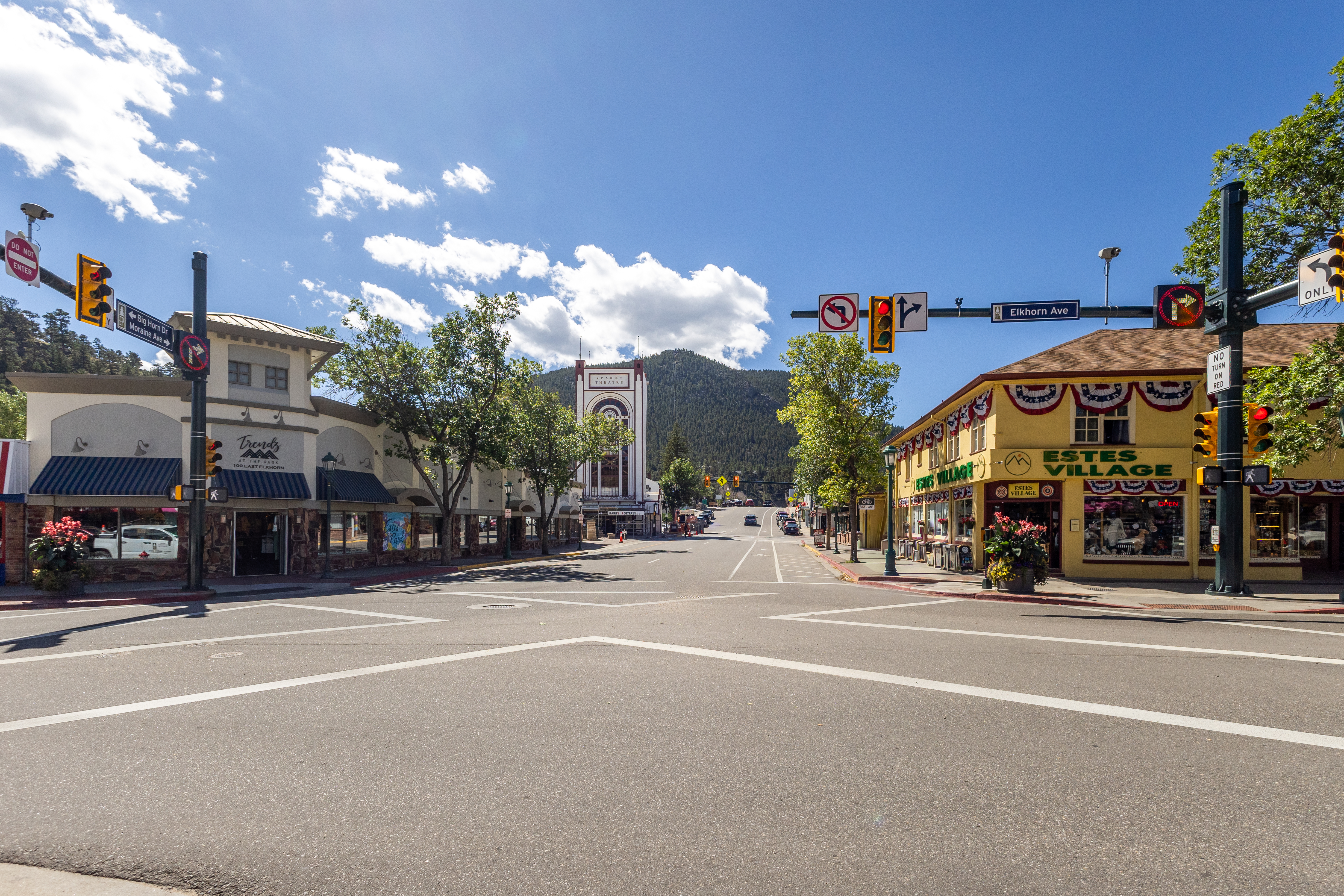 Enjoy strolling around historic downtown Estes Park