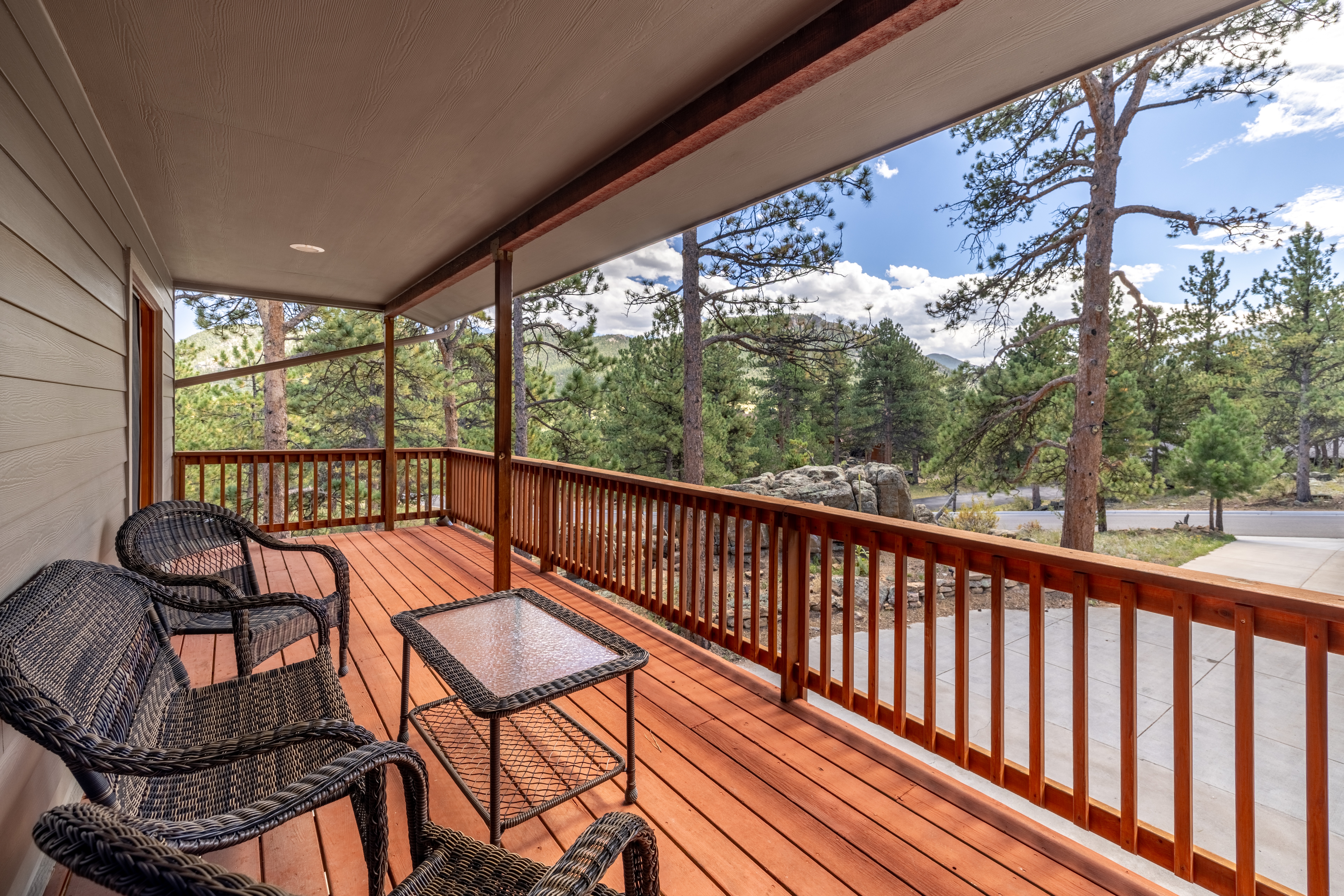 Views from the front deck area. 