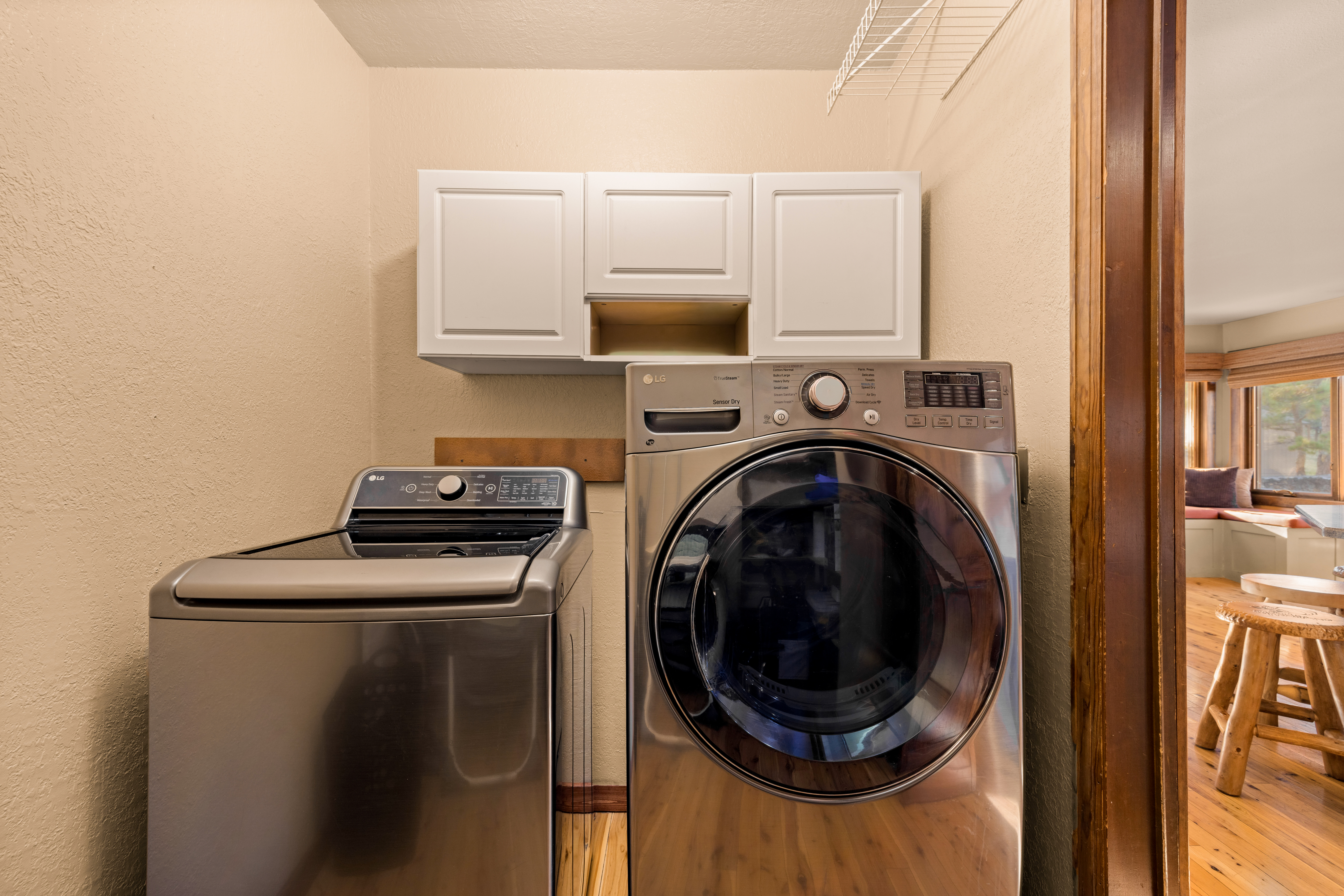 Keep things fresh with in-home laundry during your stay.