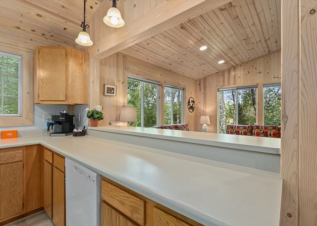 Rustic Fawn | Fireplace, AC, Lake Access w/ Dock, Dogs OK w/ fee 6