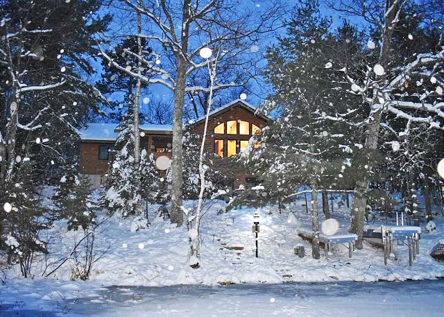 Winter Escape on Gilmore Lake! Fireplace, Two Living Areas 2