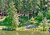 Nestled right on the lake
