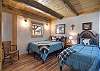 Third bedroom with a full-size bed and a Twin bed.