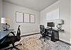 Two workspaces complete with everything a remote worker might need!