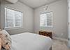 Queen bedroom in basement complete with custom mural! 