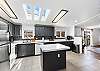 Spacious kitchen with ample natural light 