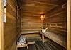 Sit back and relax in the sauna