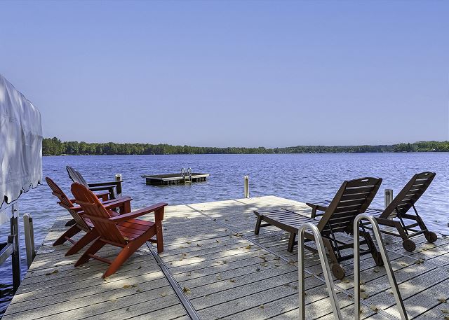 Lakefront Bliss | Dock, Game Room, Sauna & Hot Tub | Tall Pines Lodge 4