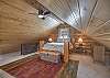 Queen loft bedroom