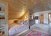 Upstairs loft with nook and daybed. 