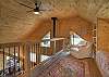 Upstairs open loft. 