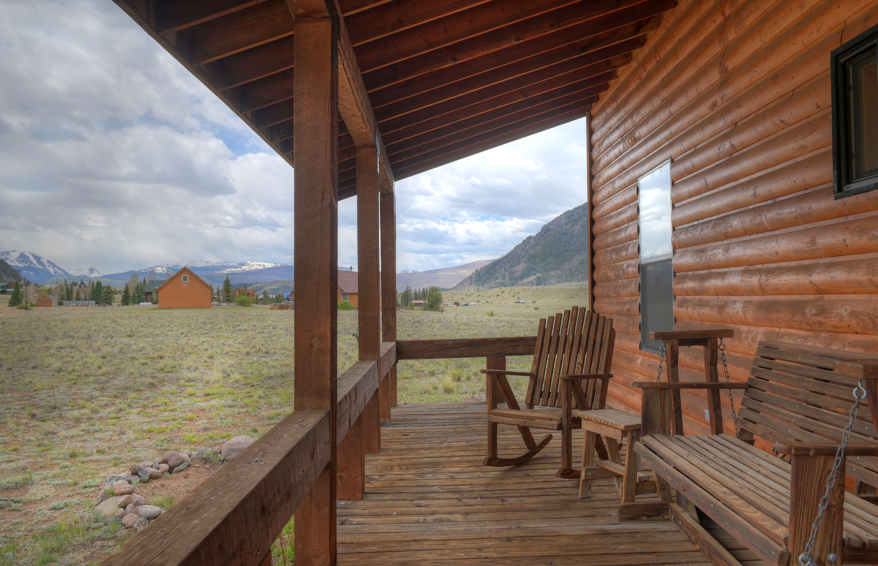 Enjoy the beautiful mountain views as the sun rises each morning.
