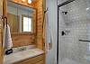 Queen bedroom ensuite bathroom with walk-in shower.
