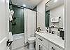 Newly renovated tub/shower bathroom 