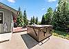 Private hot tub