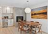 Fireplace and a delicious meal? Yes, please!