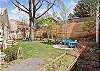 Spacious backyard 