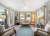 Open concept living room awaits your stay!