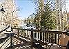 Private deck with forest views and BBQ Grill