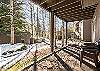 Private lower balcony