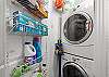 Full size washer and dryer on site