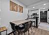 Gather comfortably with dining space for 4 guests.

