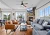 Cozy up in style- this living room is perfect for relaxation and gathering.
