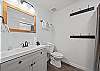 Full bathroom with tub/shower combo