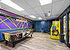Get your game face on in the arcade room!
