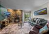 Cozy up in style- this living room is perfect for relaxation and gathering.
