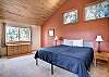 Peaceful nights and restful mornings start right here in the King Bedroom upstairs
