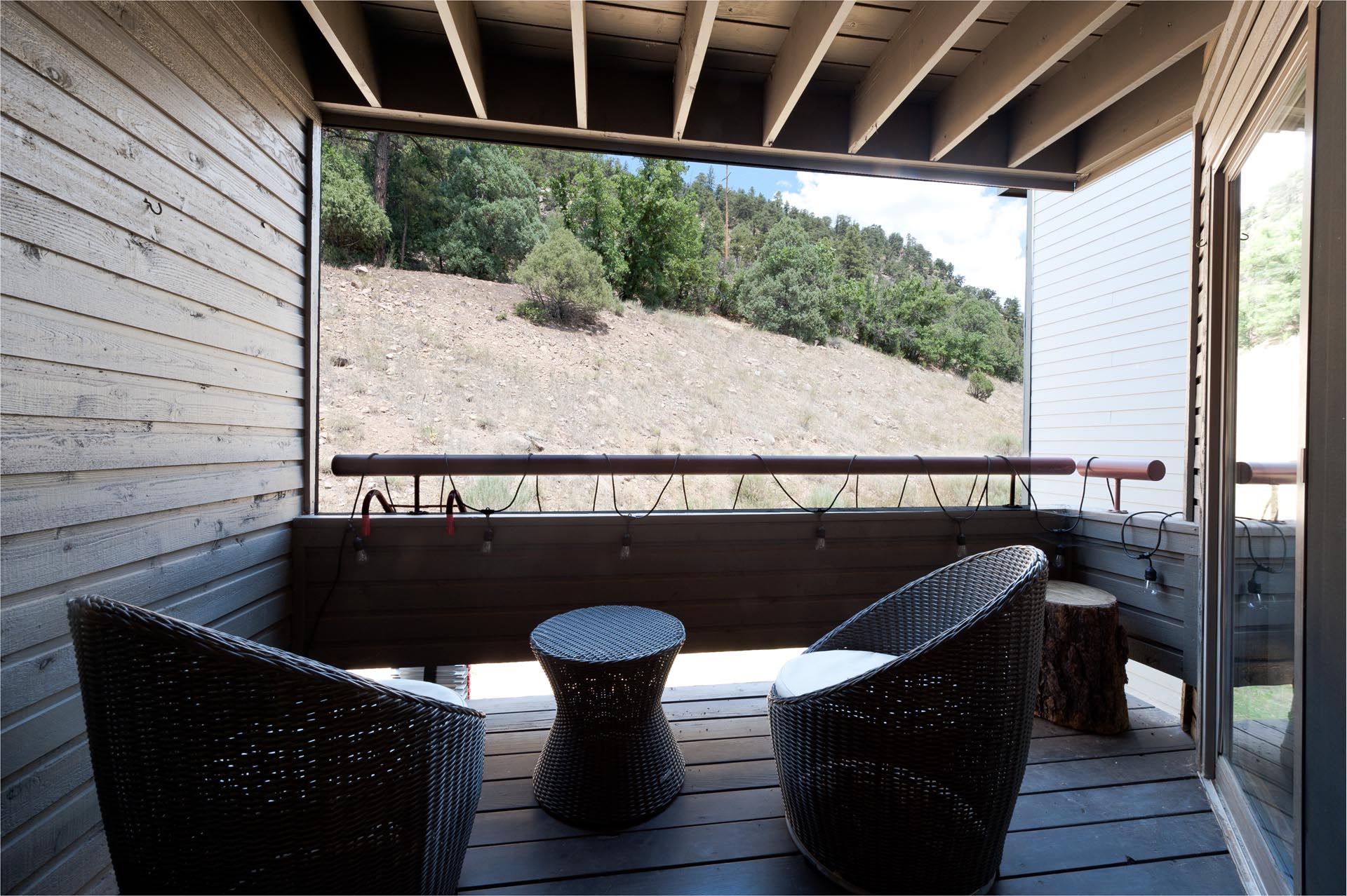 Deck off the bedrooms