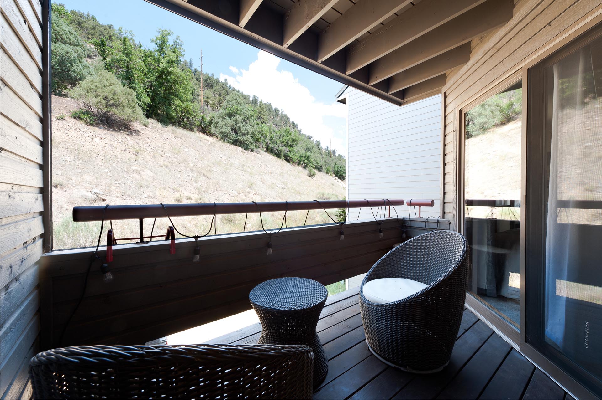 Deck off the bedrooms