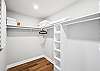 Large walk-in closet in the King Bedroom