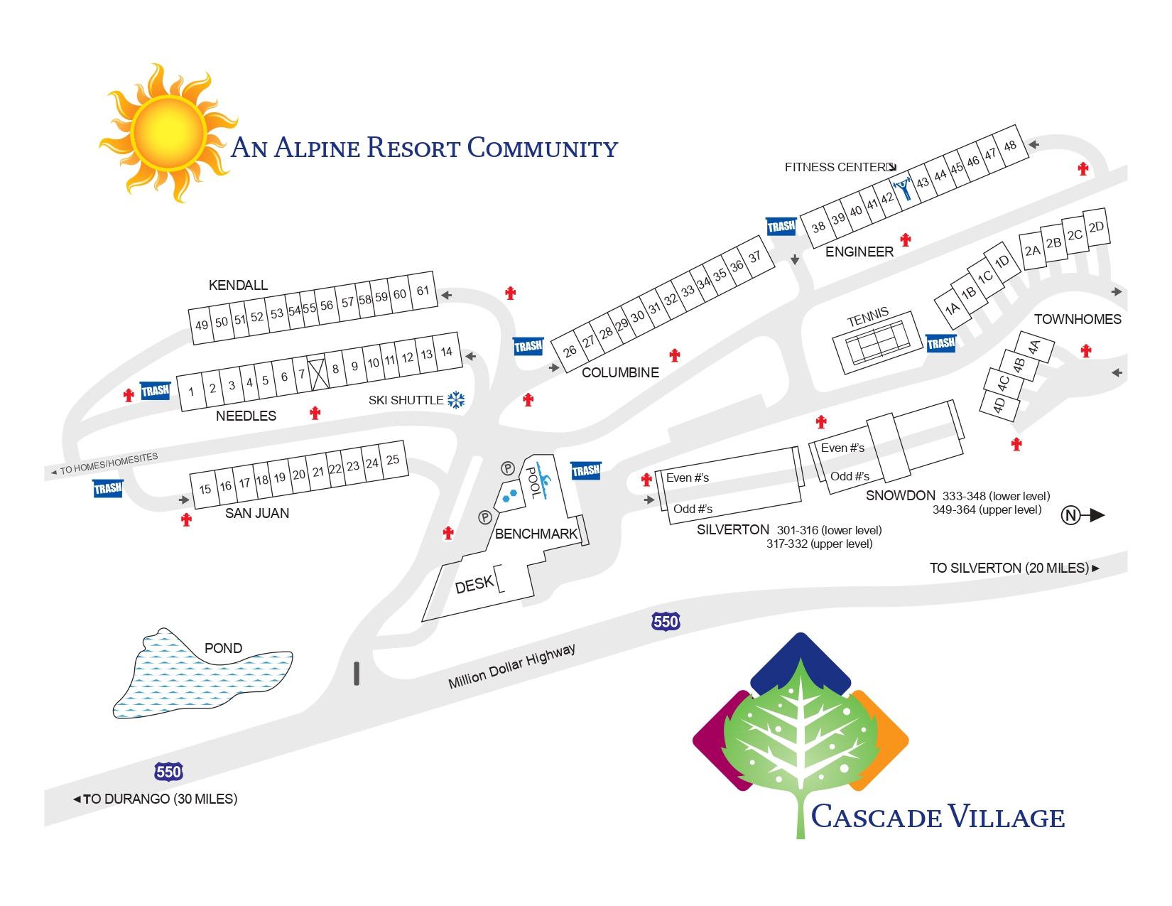 End Unit at Cascade Village - Great Views/EV Charger - 2 Miles to Purg | Photo 47