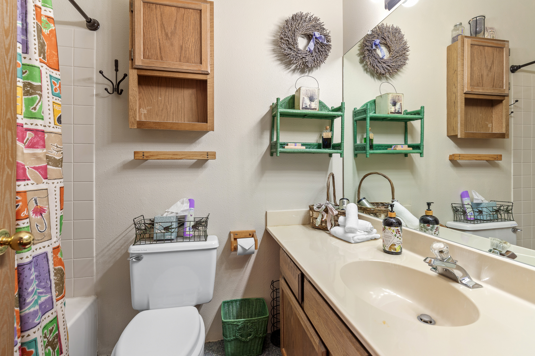 Full bathroom with a tub/shower combo in loft primary