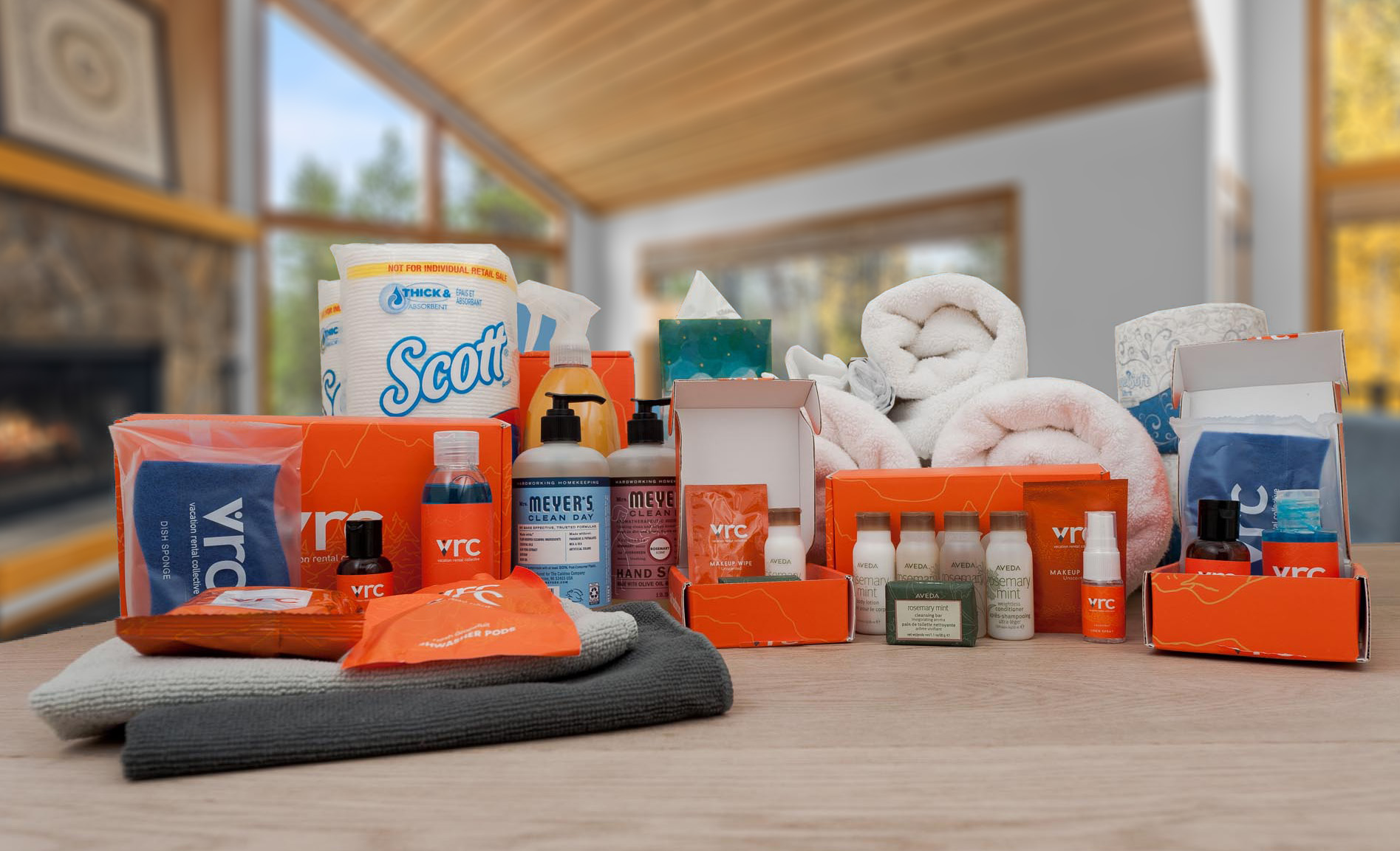 Each stay comes with a starter set of high-quality toiletries