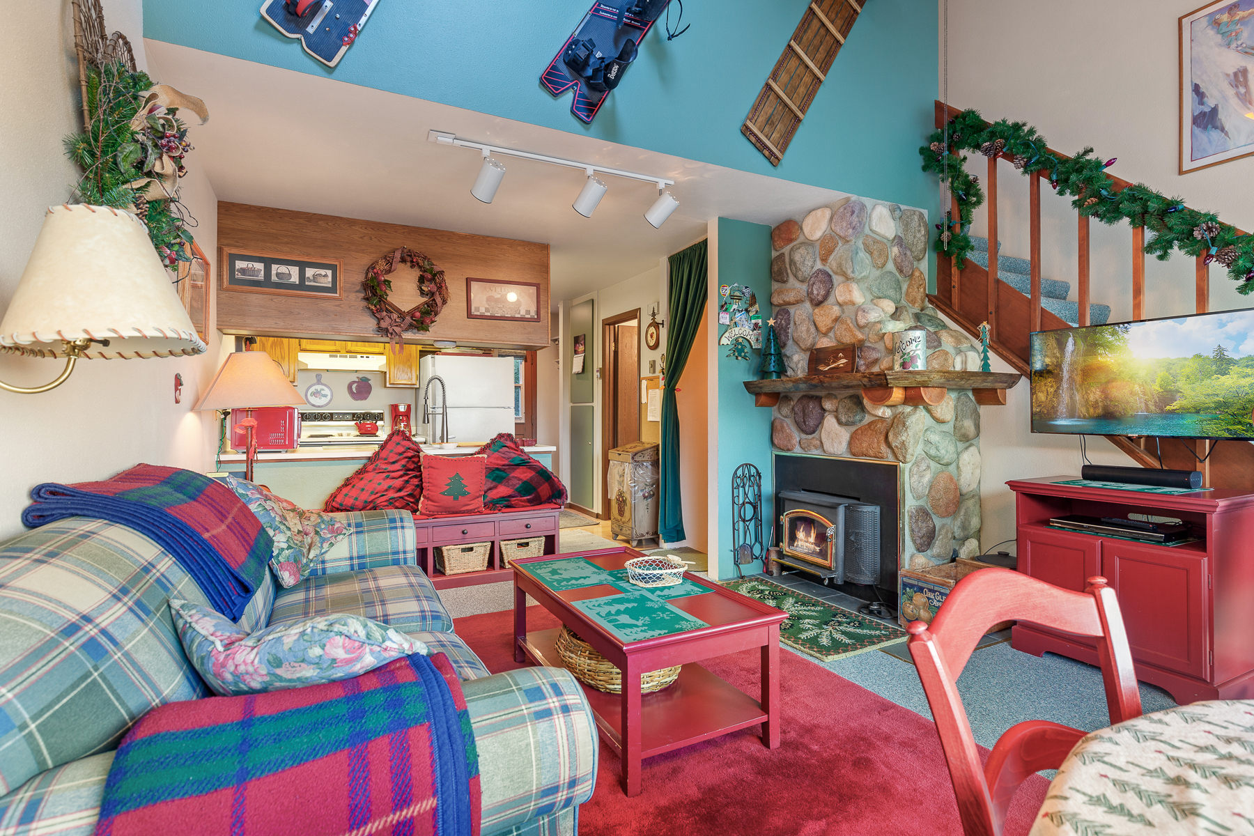 Cozy living room, the perfect spot to unwind after a day of adventure.
