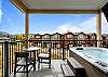 Sit back and relax in the hot tub after hitting the slopes!