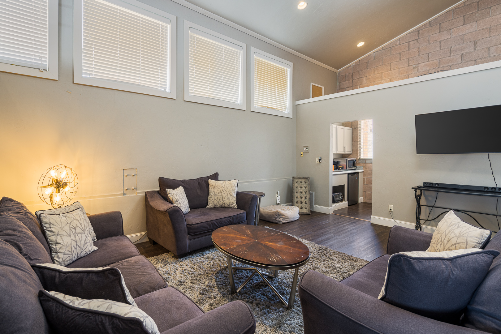 Spacious and inviting, the perfect spot to unwind after a day of adventure.