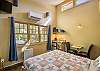 Studio layout with a comfortable King Bed