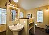 Spacious bathroom 