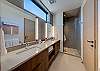 King room (upstairs) attached bathroom