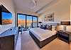 King room (upstairs) with attached bathroom and viewing deck