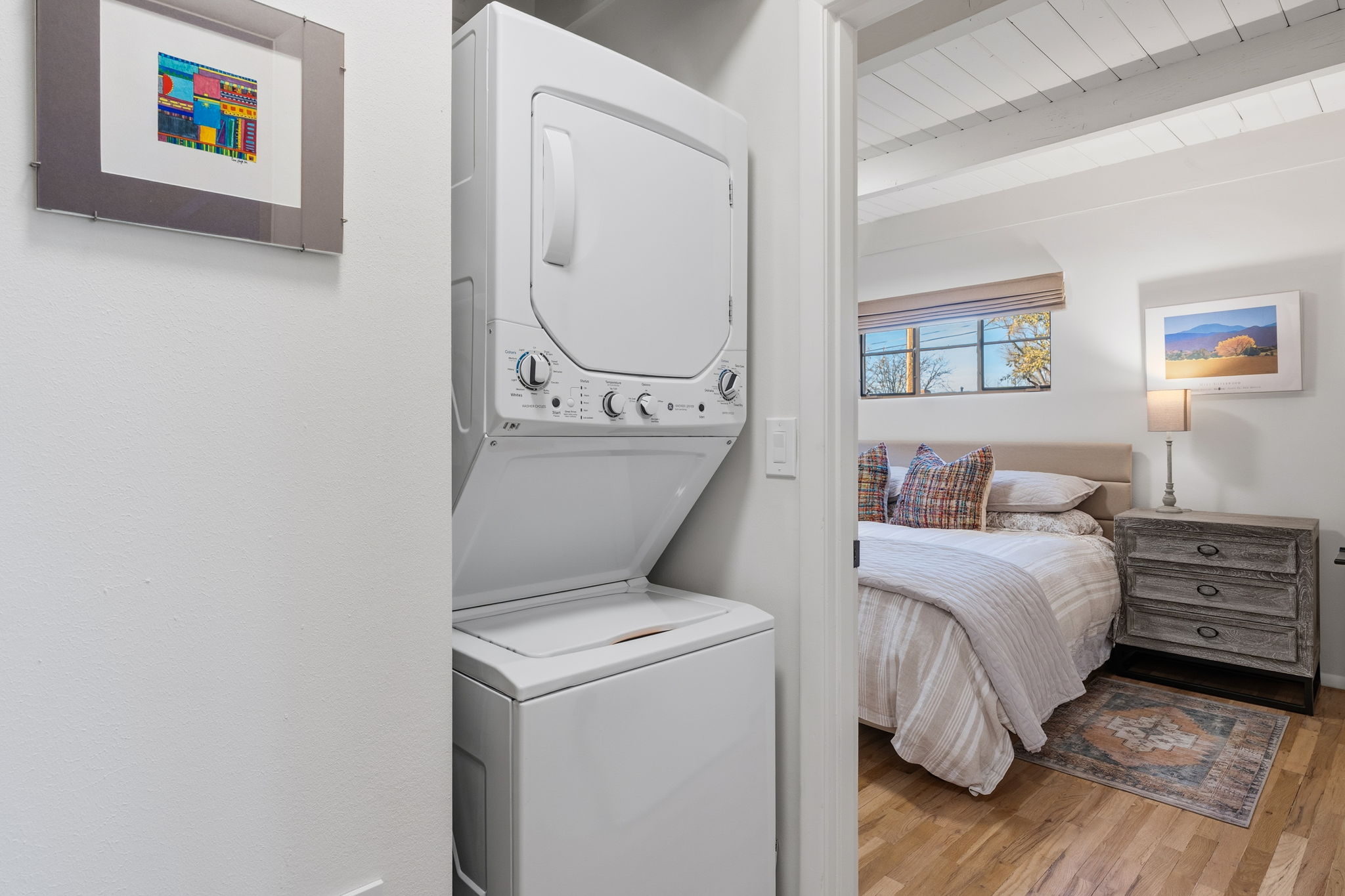 Washer and dryer in-unit so you can pack light!