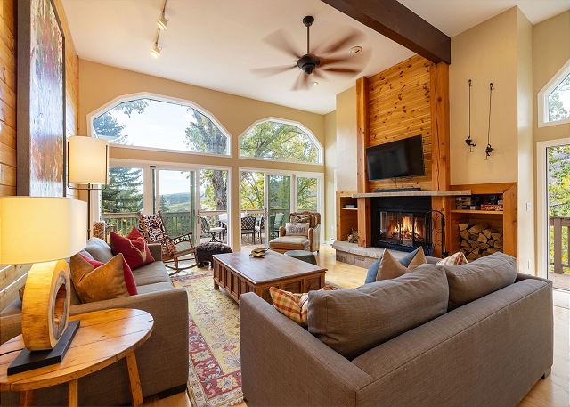 New Listing! Eagle Vail Escape | Stunning Views & Deck | BBQ Grill
