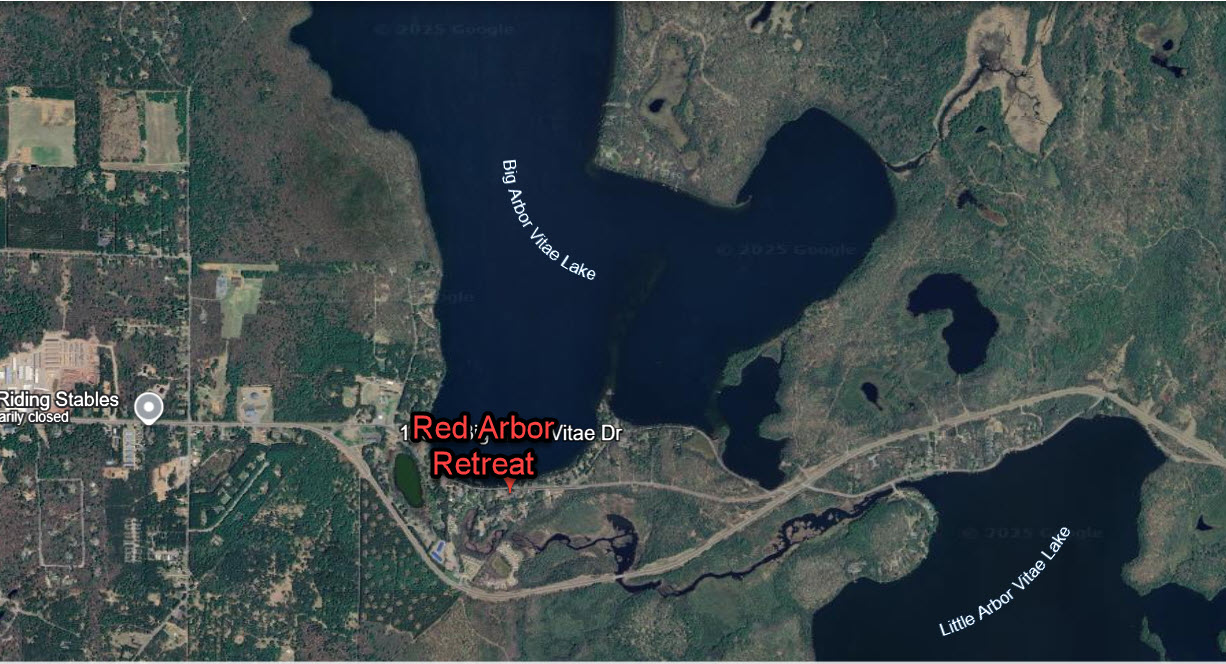 New Listing! Red Arbor Retreat with Access to Trails and Big Arbor Vitae Lake | Photo 40