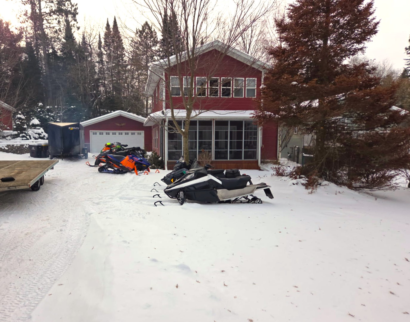 Lakefront Home on Snowmobile Trails! Sleeps 10, Dogs OK | Photo 11